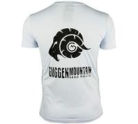 GUGGEN Mountain Herren Funktionsshirt Funktionswäsche Funktions T-Shirt Sport Outdoor Aktivitäten Schnelltrocknend Kurzarm Atmungsaktive Weiss M