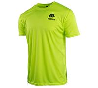 GUGGEN Mountain Herren Funktionsshirt Funktionswäsche Funktions T-Shirt Sport Outdoor Aktivitäten Schnelltrocknend Kurzarm Atmungsaktive Gelb XL