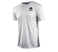 GUGGEN Mountain Herren Funktionsshirt Funktionswäsche Funktions T-Shirt Sport Outdoor Aktivitäten Schnelltrocknend Kurzarm Atmungsaktive Weiss L