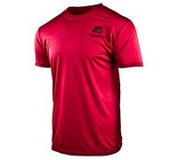 GUGGEN Mountain Herren Funktionsshirt Funktionswäsche Funktions T-Shirt Sport Outdoor Aktivitäten Schnelltrocknend Kurzarm Atmungsaktive Rot XL