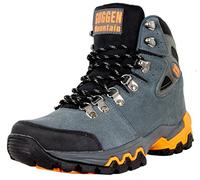 GUGGEN Mountain M008v2 Herren Bergschuhe Wanderschuhe Wanderstiefel Outdoor Schuhe Trekkingschuhe, Grau, EU 40
