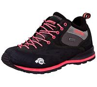 GUGGEN Mountain PT022 Damen Wanderschuhe Trekkingschuhe Outdoorschuhe Wanderstiefel Walkingschuhe wasserdicht mit Membran und Wildleder Farbe Schwarz-Pink EU 41