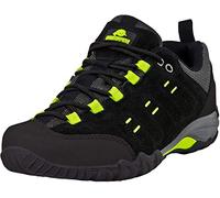 GUGGEN Mountain T004 Herren Trekking-& Wanderschuhe Outdoorschuhe Walkingschuhe wasserdciht Mit Membran und Wildleder Farbe Schwarz-Gruen EU 44