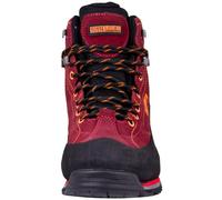 GUGGEN Mountain PM020 Damen Herren Trekking-& Wanderstiefel Wanderschuhe Trekkingschuhe Outdoorschuhe wasserdicht mit Membran und Wildleder Farbe Rot EU 40