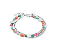 Guido Maria Kretschmer Jewelry GMK Collection Damen-Armband Edelstahl 6 Achat One Size, Silber 32026666