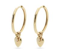 Guido Maria Kretschmer Damen-Ohrhänger 925er Silber Zirkonia One Size, Gelbgold 32030297