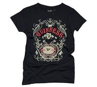Guinness Damen BLK Guin Butterfly T T-Shirt, Schwarz (Schwarz Schwarz), XS