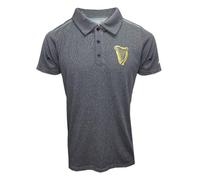 Guinness Harp Tape Performance Poloshirt für Herren, Schwarz, schwarz / grau, XXL