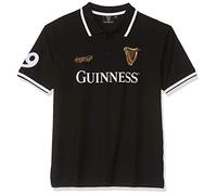 Guinness Herren BLK Guin 59 White STR Collar S/S Polo Poloshirt, Schwarz (Schwarz Schwarz), X (Hersteller Größe:X-Large)