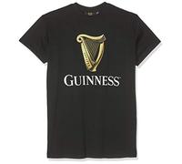 Guinness Herren BLK Guin HARP R/N T T-Shirt, Schwarz (Black Black), XL