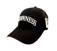 Guinness Unisex G6234 Baseballkappe, schwarz, weiß, Einheitsgröße