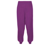 Gum & Berries Haremshose für Mädchen Alibaba locker lässig Baggy-Hose Sport Tanz elastisch Yoga-Leggings Kinder Neon ausgestelltes Kostüm Kinder Bequeme entspannte Hose mit hoher Violett 7-8 Jahre
