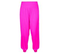 Gum & Berries Haremshose für Mädchen Alibaba locker lässig Baggy-Hose Sport Tanz elastisch Yoga-Leggings Kinder Neon ausgestelltes Kostüm Kinder Bequeme entspannte Hose mit hoher Cerise 7-8 Jahre