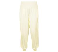 Gum & Berries Haremshose für Mädchen Alibaba locker lässig Baggy-Hose Sport Tanz elastisch Yoga-Leggings Kinder Neon ausgestelltes Kostüm Kinder Bequeme entspannte Hose mit hoher Creme 9-10 Jahre