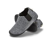Gumbies Brumby Boots - Hausschuhe aus recycelten Materialien - kuschelig warm, für Drinnen und Draußen geeignet, rutschfeste und stabile Sohle, herausnehmbare Einlegesohle - Grey Charcoal, Größe 41