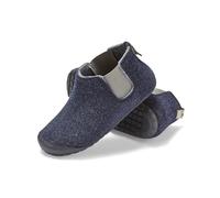 Gumbies Brumby Boots - Hausschuhe aus recycelten Materialien - kuschelig warm, für Drinnen und Draußen geeignet, rutschfeste und stabile Sohle, herausnehmbare Einlegesohle - Navy Grey, Größe 46
