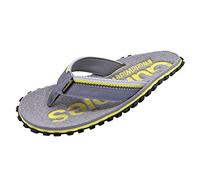 Gumbies Cairns - Flip Flops aus recycelten Materialien - robuste Sohle aus wiederverwerteten Autoreifen, ergonomisches Fußbett, weicher Zehensteg, bequeme Riemen - Yellow, 38