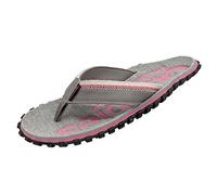Gumbies Cairns - Flip Flops aus recycelten Materialien - robuste Sohle aus wiederverwerteten Autoreifen, ergonomisches Fußbett, weicher Zehensteg, bequeme Riemen - Pink, 38