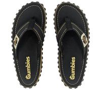 Gumbies Classic - Flip Flops aus recycelten Materialien - Sommerschuhe, Sandalen Zehentrenner für Damen und Herren (Black, EU Schuhgrößensystem, Erwachsene, Numerisch, M, 36)