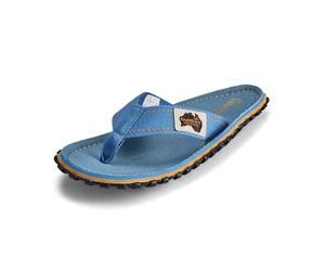 Gumbies Classic - Flip Flops aus recycelten Materialien - robuste Sohle aus wiederverwerteten Autoreifen, ergonomisches Fußbett - Light Blue, 36