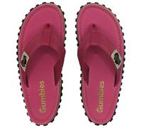 Gumbies Zehentrenner Classic Damen - vegane recycelte Materialien, Baumwoll-Zehensteg - Pink EU 41