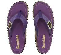 Gumbies Zehentrenner Islander Classic – recycelte Materialien, Autoreifen-Sohle – Lila 37