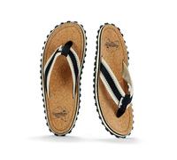 Gumbies Corker Unisex-Flip-Flops mit superweichem Baumwoll-Zehensteg aus nachhaltigem Kork und recycelter Gummisohle Komfort garantiert, Schwarz , 39 1/3 EU