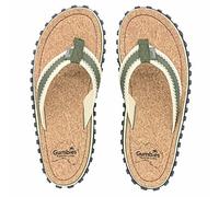 Gumbies Corker Unisex-Flip-Flops mit superweichem Baumwoll-Zehensteg aus nachhaltigem Kork und recycelter Gummisohle Komfort garantiert, khaki, 44 EU