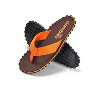 Gumbies Zehentrenner | Modell Duckbill | Farbe Brown-Orange | Gr. 43
