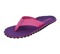 Gumbies Duckbills - Badeschlappen mit rutschfester Gummisohle aus recycelten Autoreifen - weicher Zehensteg aus wiederverwerteten PET-Flaschen, ergonomisches Fußbett - Purple/Pink, 43