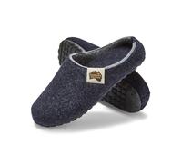 Gumbies Hausschuhe aus recycelten Materialien - rutschfeste & stabile Sohle, herausnehmbare Einlegesohle, wärmehaltend, für drinnen & draußen geeignet - Navy Grey, 46