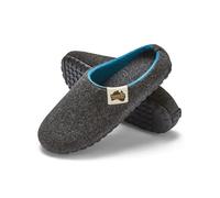 Gumbies Hausschuhe aus recycelten Materialien - rutschfeste & stabile Sohle, herausnehmbare Einlegesohle, wärmehaltend, für drinnen & draußen geeignet - Charcoal Turquoise, 39