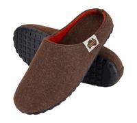 Gumbies Hausschuhe Slipper chocolatebraun/orange, Größe Euro (US) 44