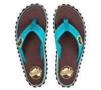 GUMBIES Kids - Nachhaltige Zehentrenner für Jungen und Mädchen Brown Retro (braun) 28
