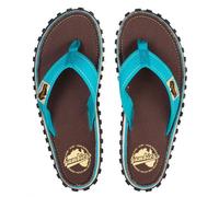 GUMBIES Kids - Nachhaltige Zehentrenner für Jungen und Mädchen Brown Retro (braun) 30