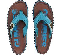 Gumbies Original Damen Zehenstegsandale Brown Eroded türkis 41 Brown Eroded türkis 41