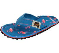 Gumbies Original Damen Zehenstegsandale Flamingo blau rot 38 Flamingo blau rot 38