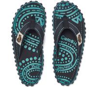 Gumbies Zehensandalen Original Flip Flops Dotty blau/anthrazitgrau, Größe Euro (US) 45