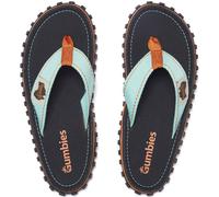 Gumbies Zehensandalen Original Flip Flops Tricolor Black schwarz/hellblau, Größe Euro (US) 45