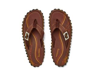 GUMBIES Original - Nachhaltige Zehentrenner in vielen Farben Aboriginal (braun) 46