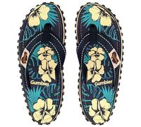 GUMBIES Original - Nachhaltige Zehentrenner in vielen Farben Blue Hibiscus 45