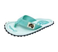 Gumbies Originals Blau - Flip Flops aus recycelten Materialien - robuste Sohle aus wiederverwerteten Autoreifen, weiches Fußbett aus Canvas-Baumwolle, bequemer Baumwoll-Zehensteg