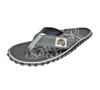 Gumbies Originals - Flip Flops aus recycelten Materialien - profilierte Sohle aus wiederverwerteten Autoreifen, Fußbett aus Canvas-Baumwolle, Baumwoll-Zehensteg - Cool Grey, 37