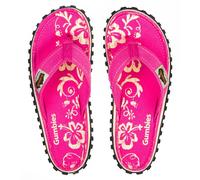 GUMBIES Pink Hibiscus - Vegane Sommer-Sandalen für Damen 42