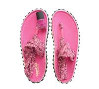 GUMBIES Set - Nachhaltige Zehensandalen mit veganem Nagellack Set Pink (Pink) 36