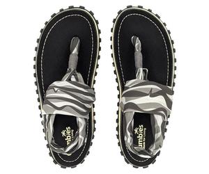GUMBIES Slingbacks - Nachhaltige Zehensandalen Schwarz 43