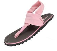Gumbies Slingbacks - Sandalen aus recycelten Materialien - robuste Sohle aus wiederverwerteten Autoreifen, weiches Fußbett aus Canvas-Baumwolle, bequeme Stoffbänder für idealen Halt