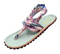 Gumbies Slingbacks - Sandalen aus recycelten Materialien - robuste Sohle aus wiederverwerteten Autoreifen, weiches Fußbett aus Canvas-Baumwolle, bequeme Stoffbänder für idealen Halt - Mint, 39