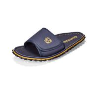 Gumbies Strider Unisex-Slides, mit superweichem, verstellbarem Baumwollriemen, Baumwoll-Fußbett und recycelter Gummisohle, Marineblau, 16 Women/15 Men