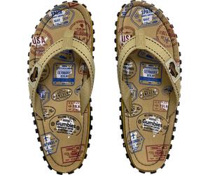 Gumbies Traveler Damen Zehentrenner beige 41 beige 41